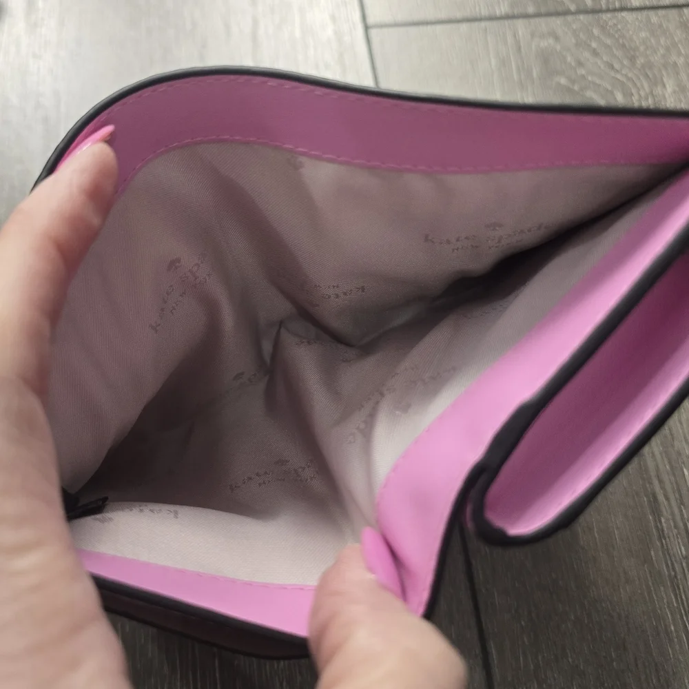 Kate Spade Lena Medium Bifold Pebbled‎ Leather Wallet